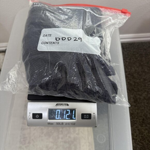 Straight Down Pants Womens Large Waffle Knit Lounge Made in USA Pockets - Picture 11 of 11